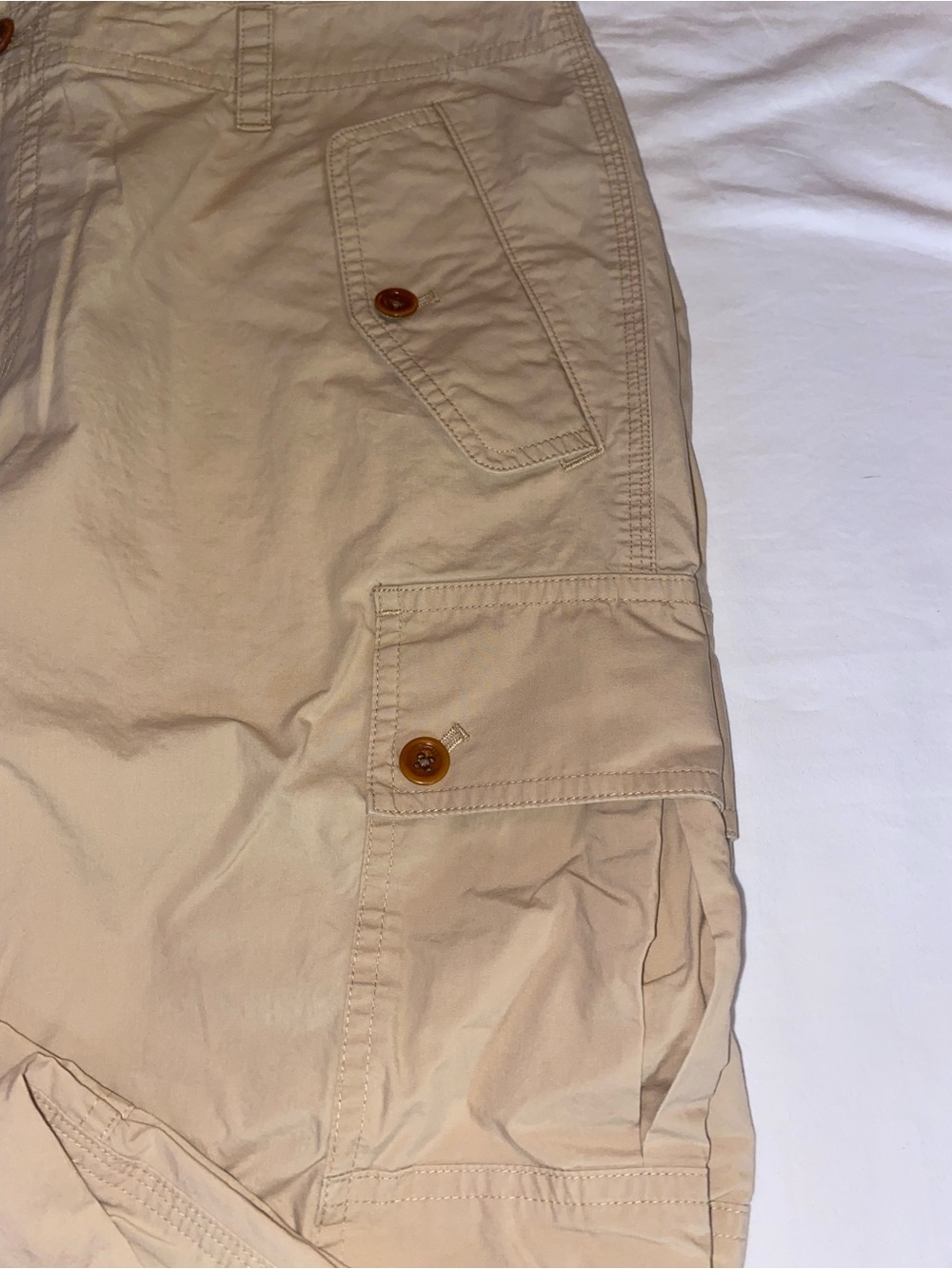 Lauren Ralph Lauren Khaki Beige Cargo Pants - Picture 11 of 12